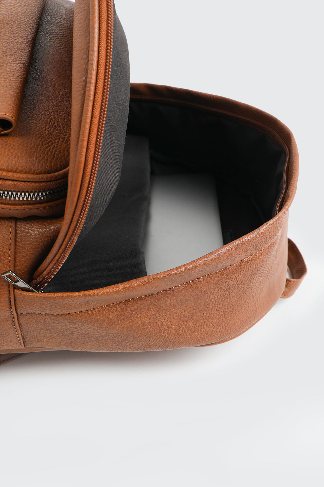 Faux Leather Backpack