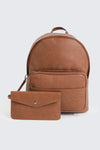 Faux Leather Backpack
