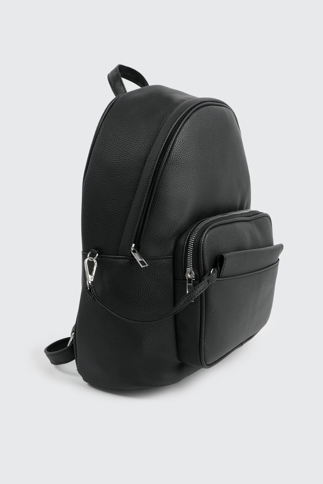Faux Leather Backpack