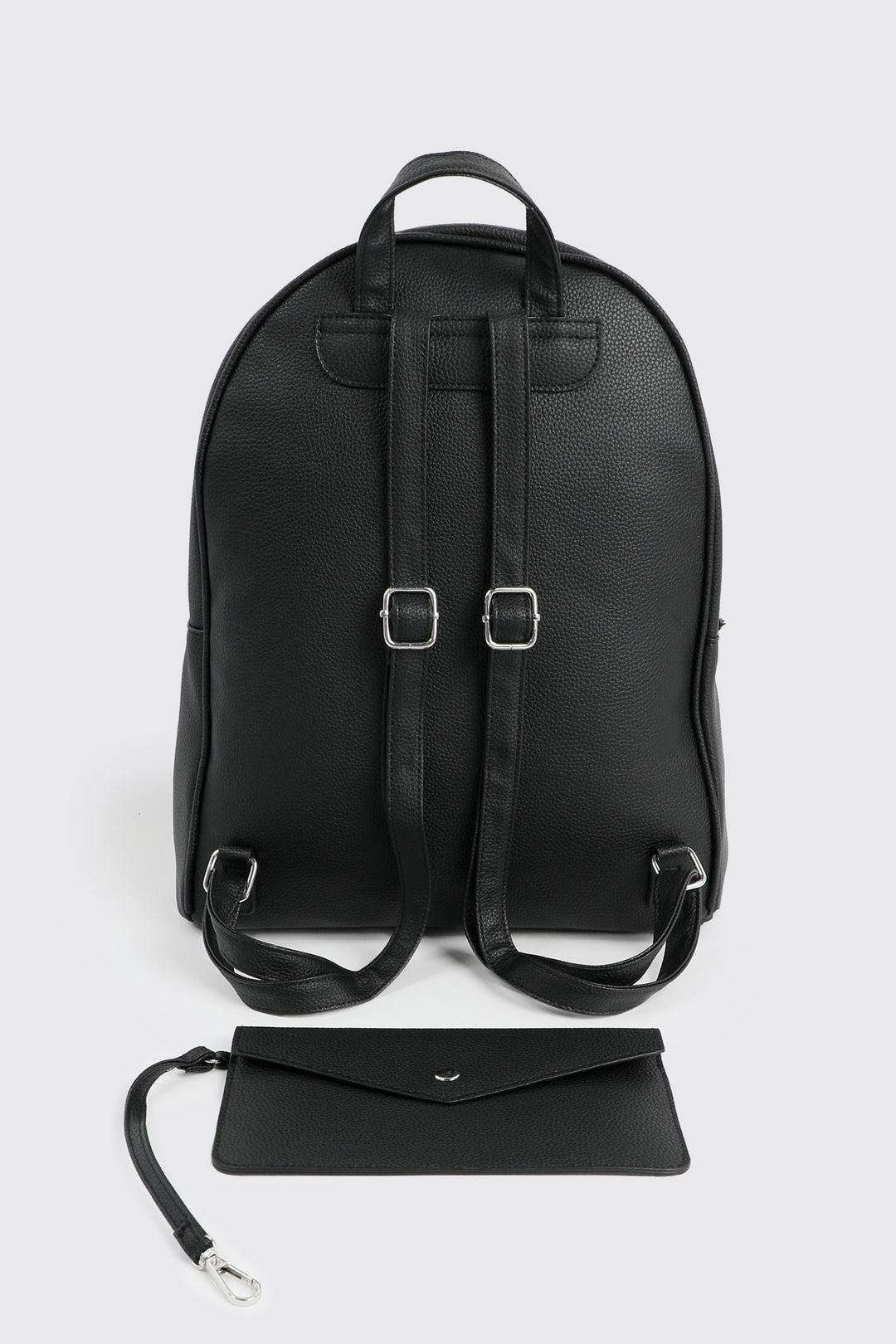 Faux Leather Backpack