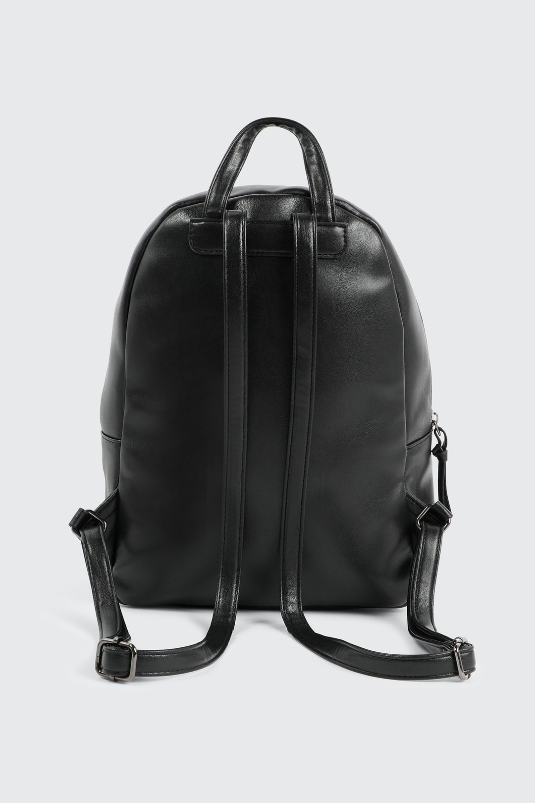 Faux Leather Backpack