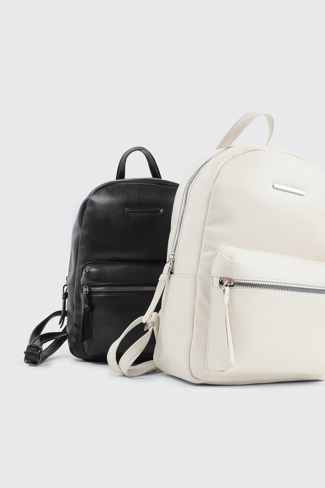 Faux Leather Backpack