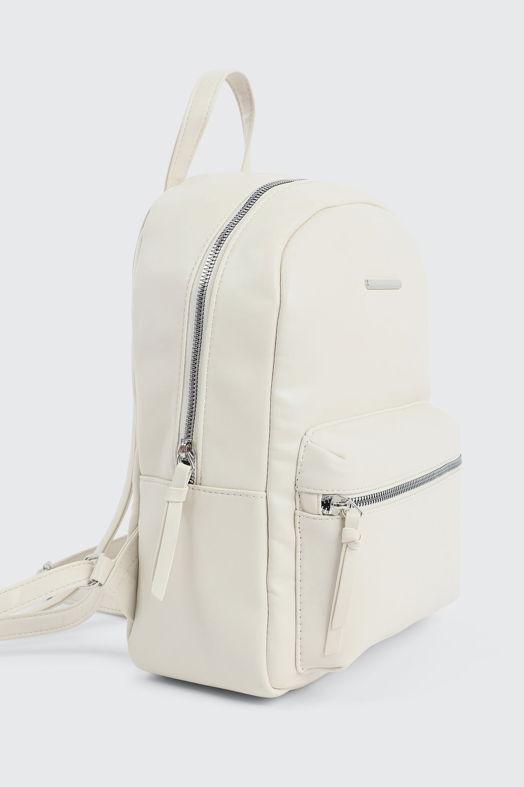 Faux Leather Backpack