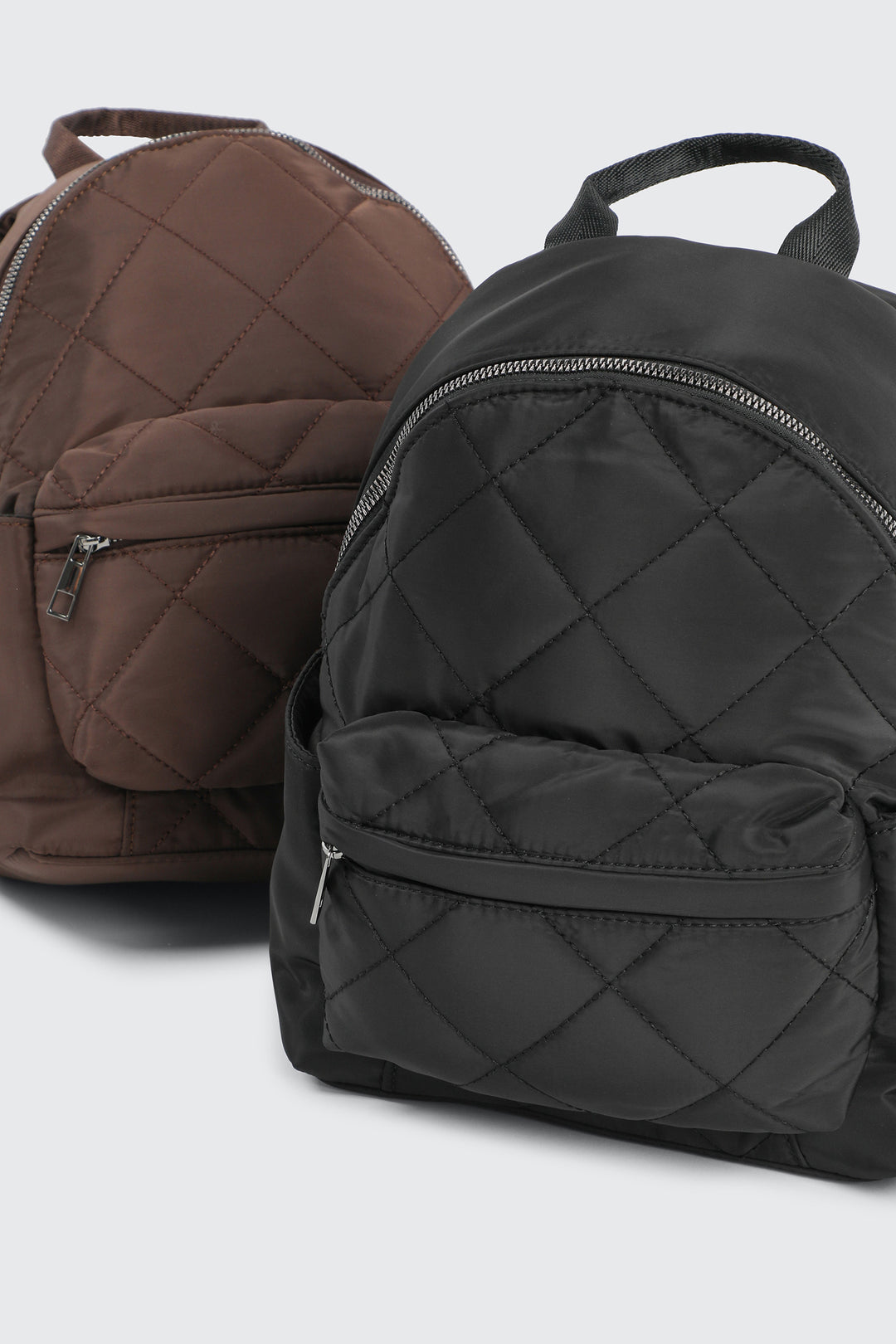 Quilted Nylon Backpack