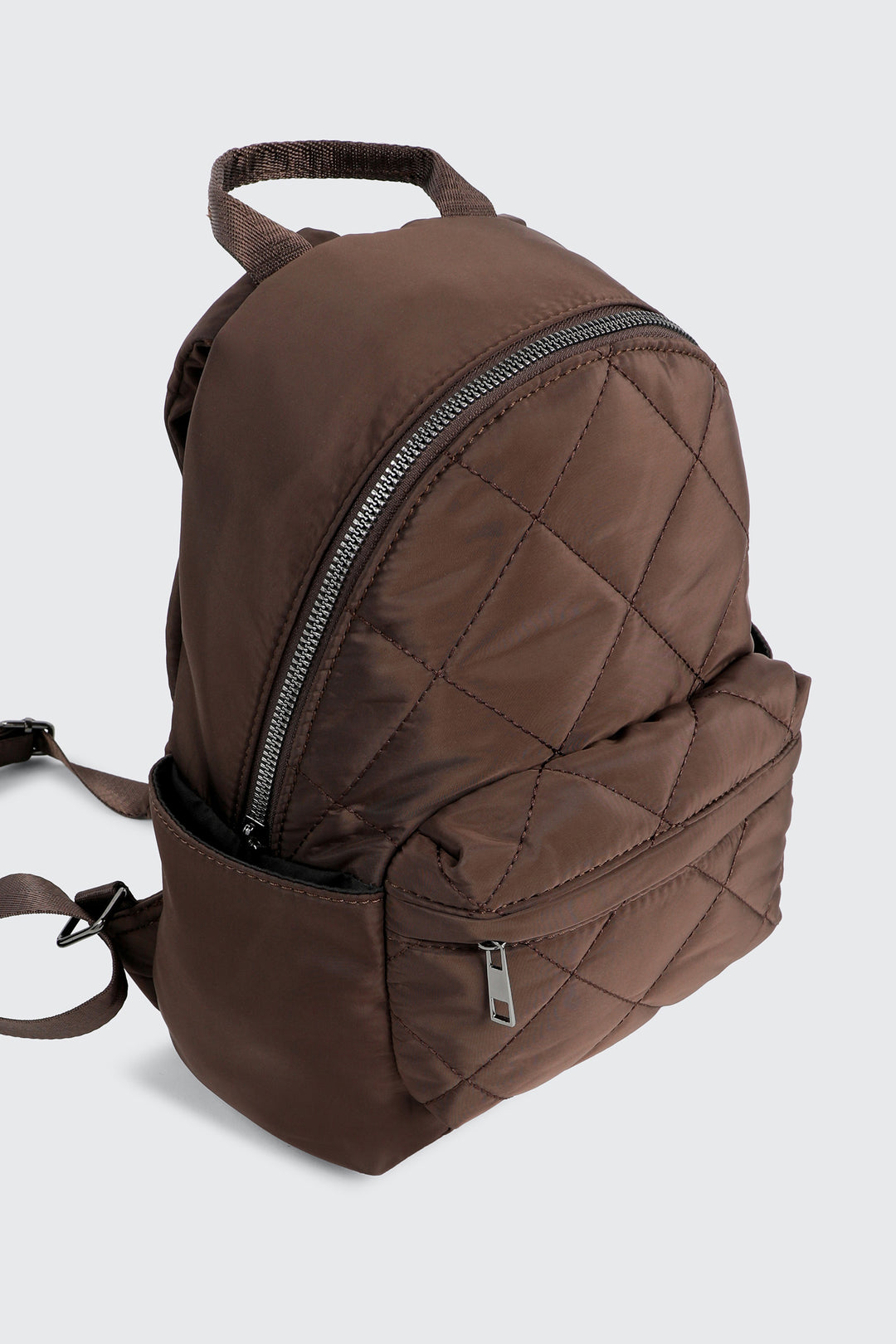 Quilted Nylon Backpack
