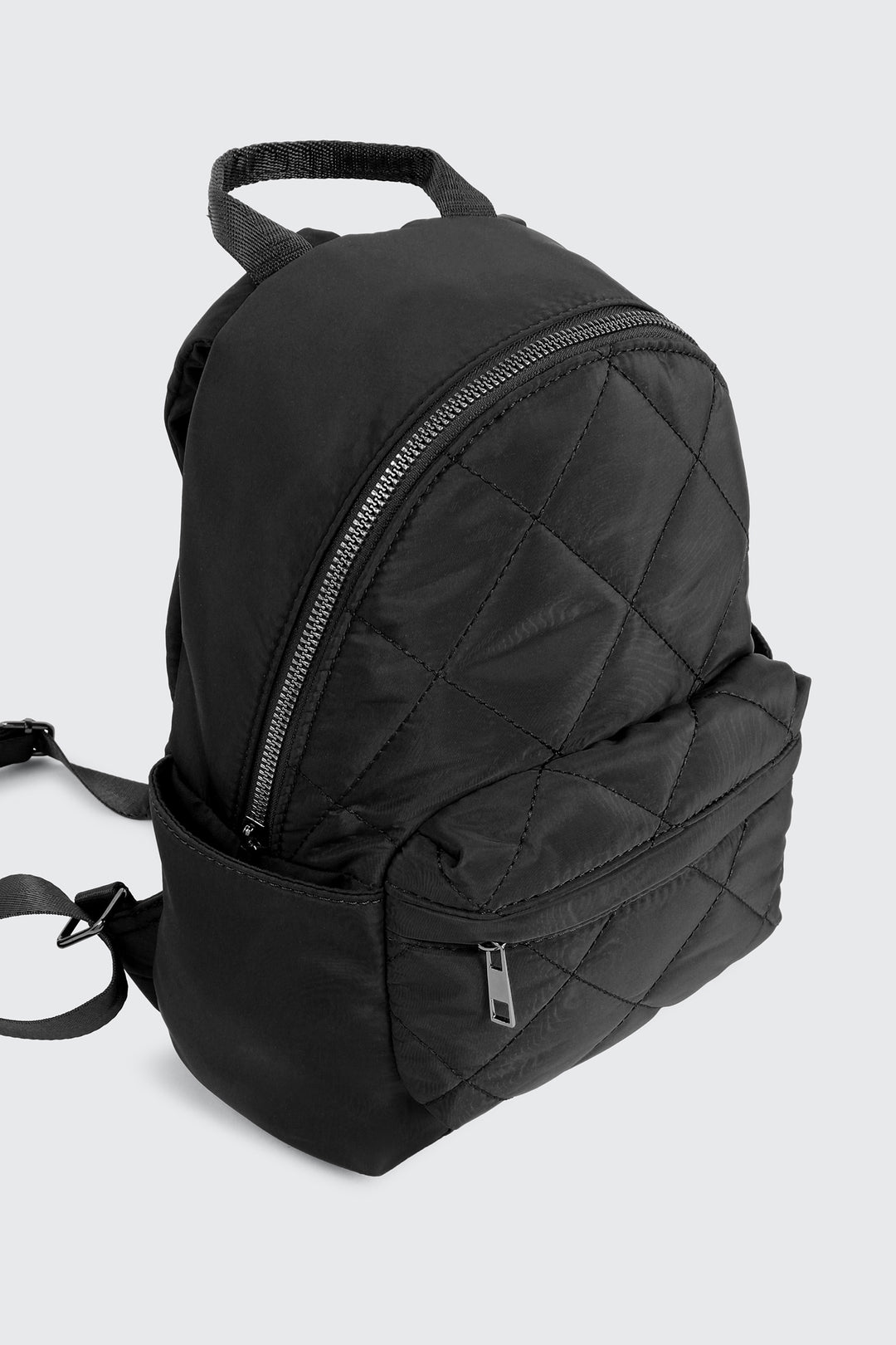 Quilted Nylon Backpack