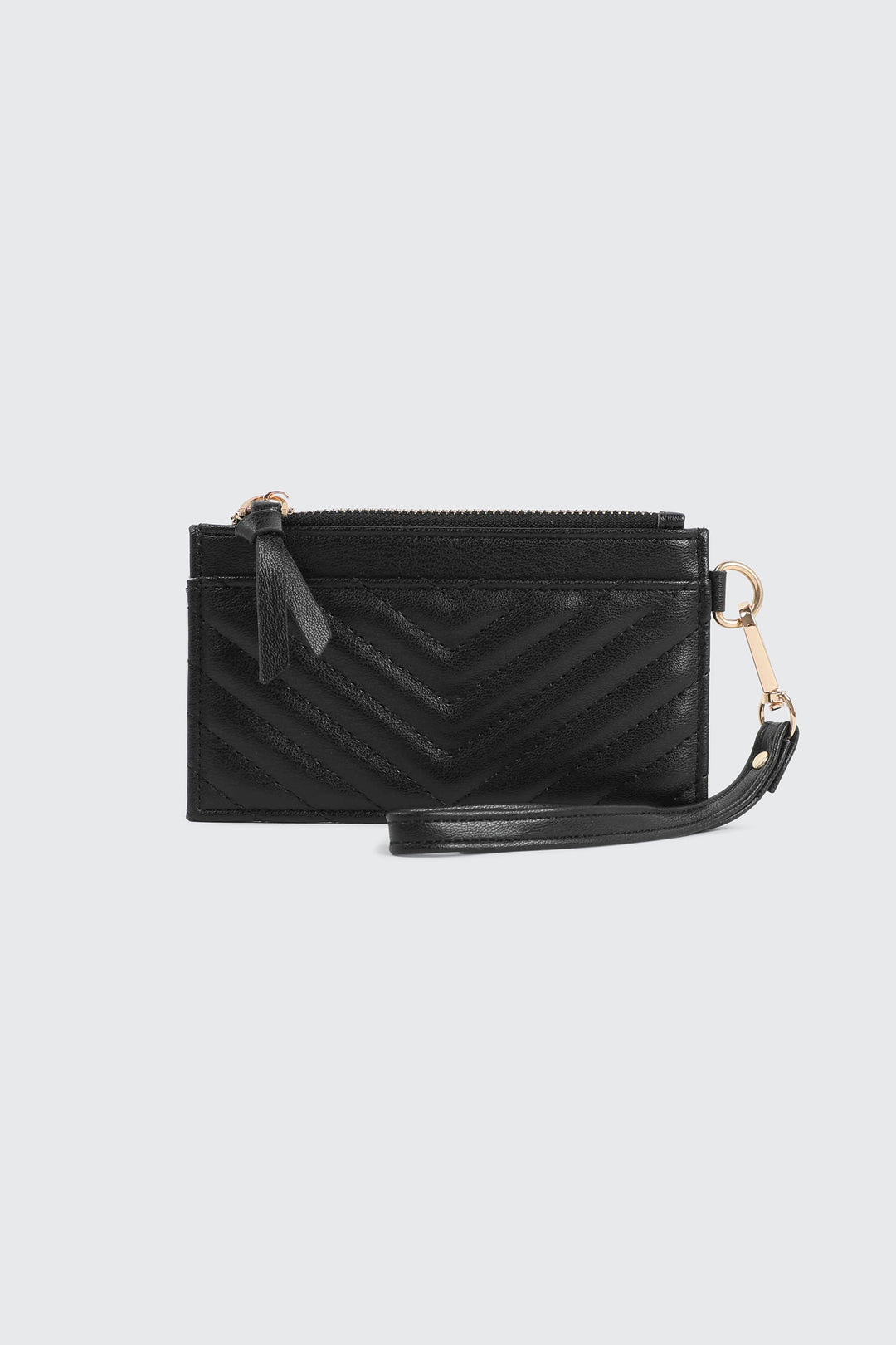 Topstitched Flat Wallet