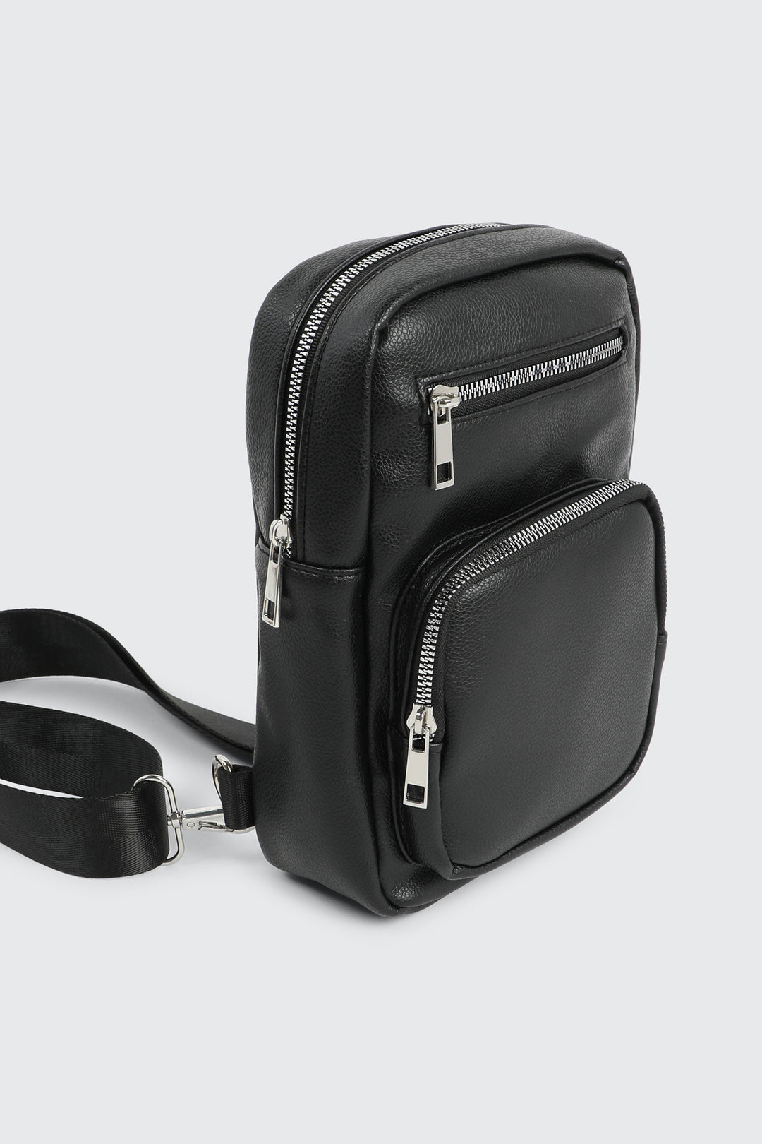 Faux Leather Sling Bag