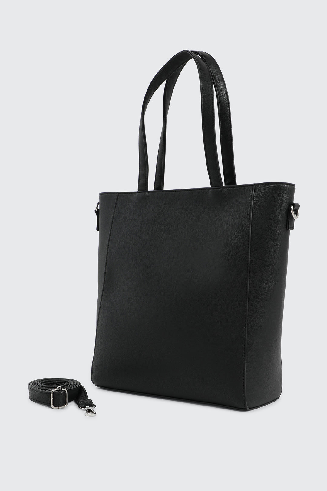 Grand sac fourre-tout en faux cuir