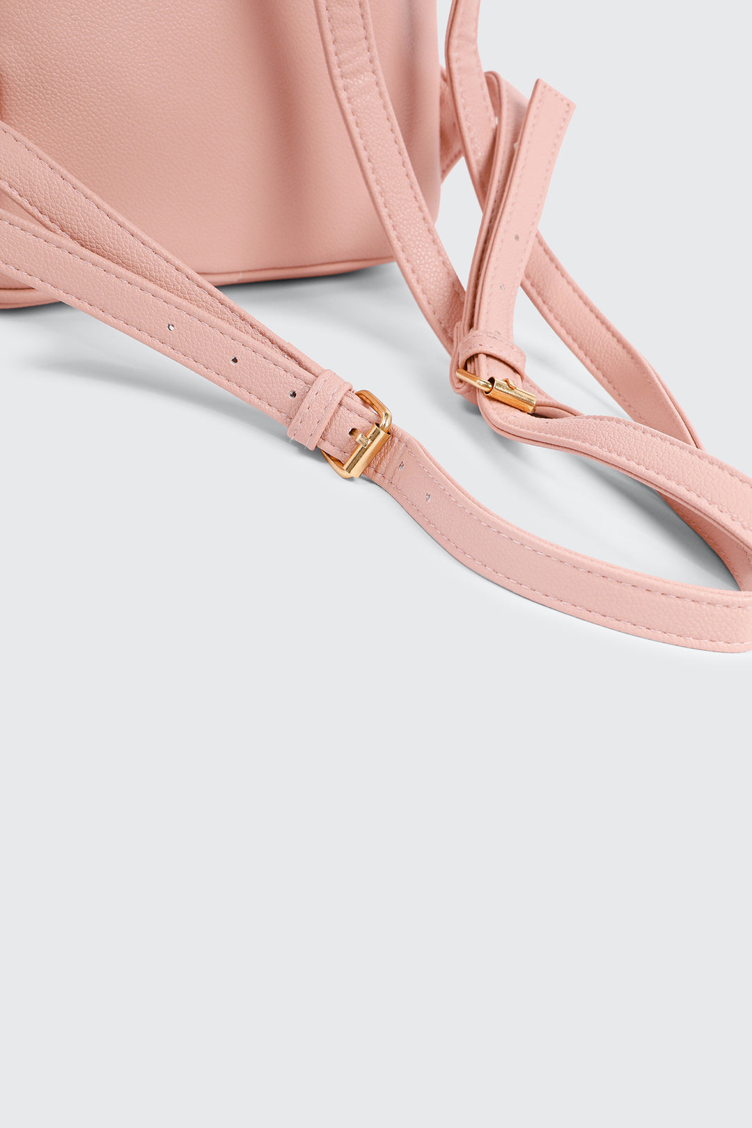 Small Faux Leather Backpack