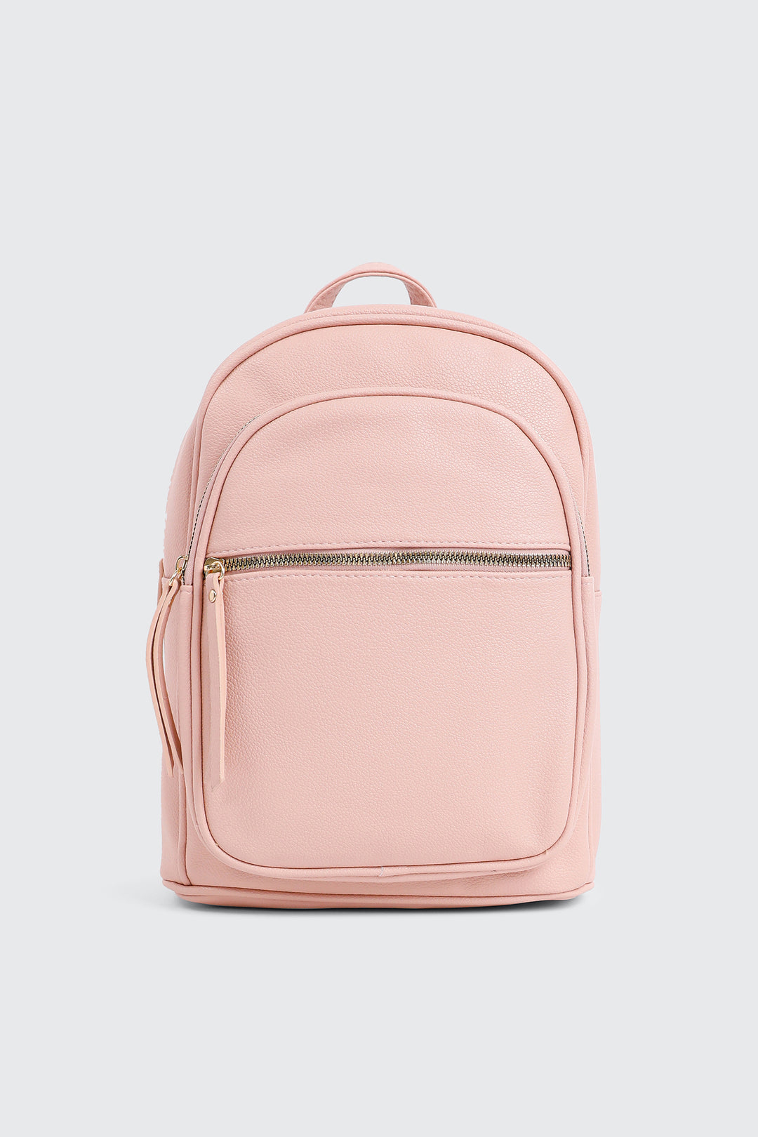 Small Faux Leather Backpack