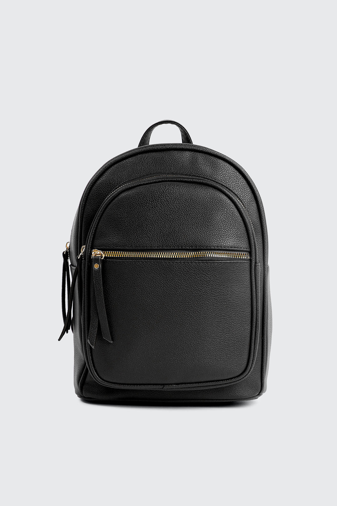 Small Faux Leather Backpack