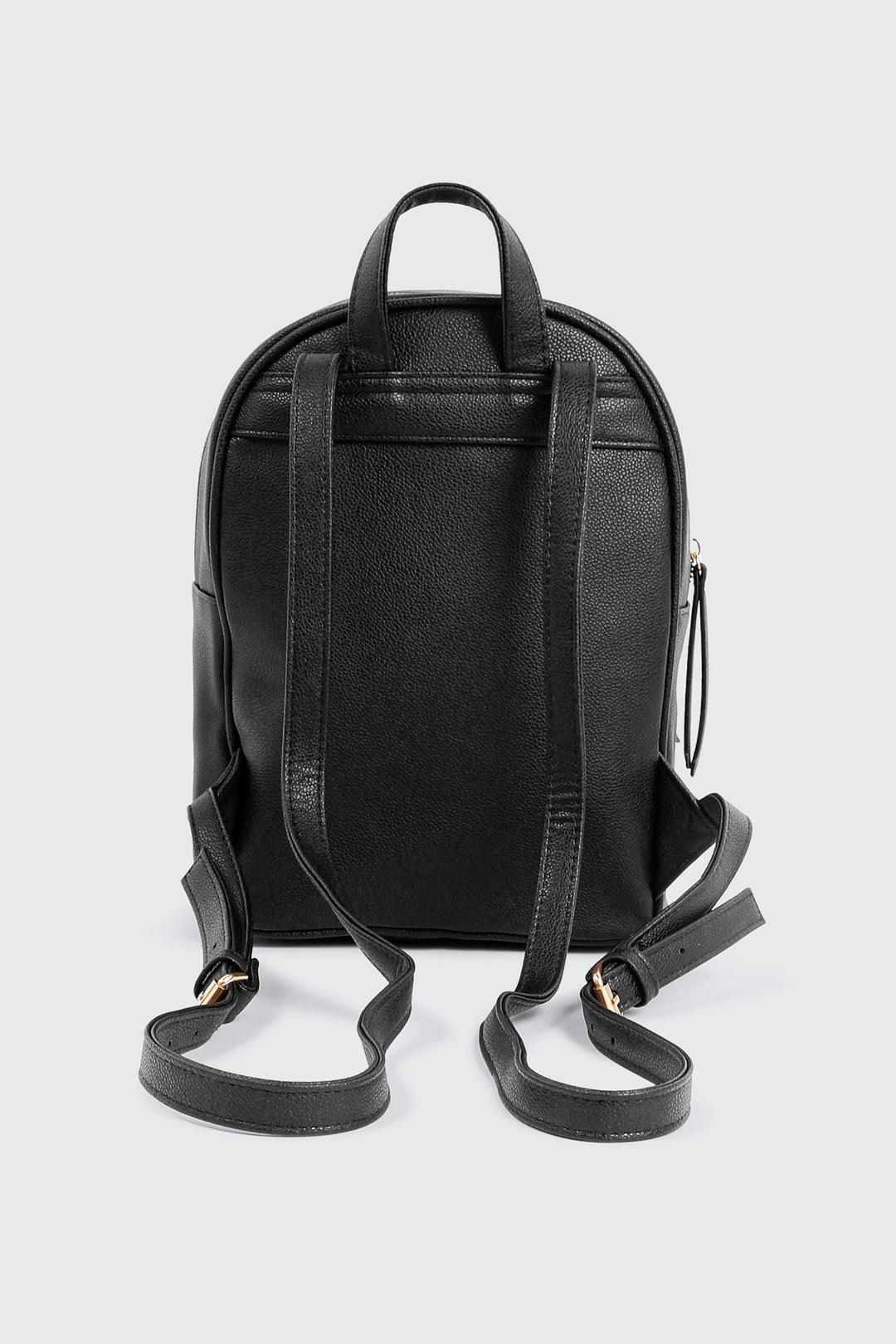 Small Faux Leather Backpack