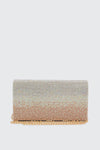 Ombré Rhinestone Clutch