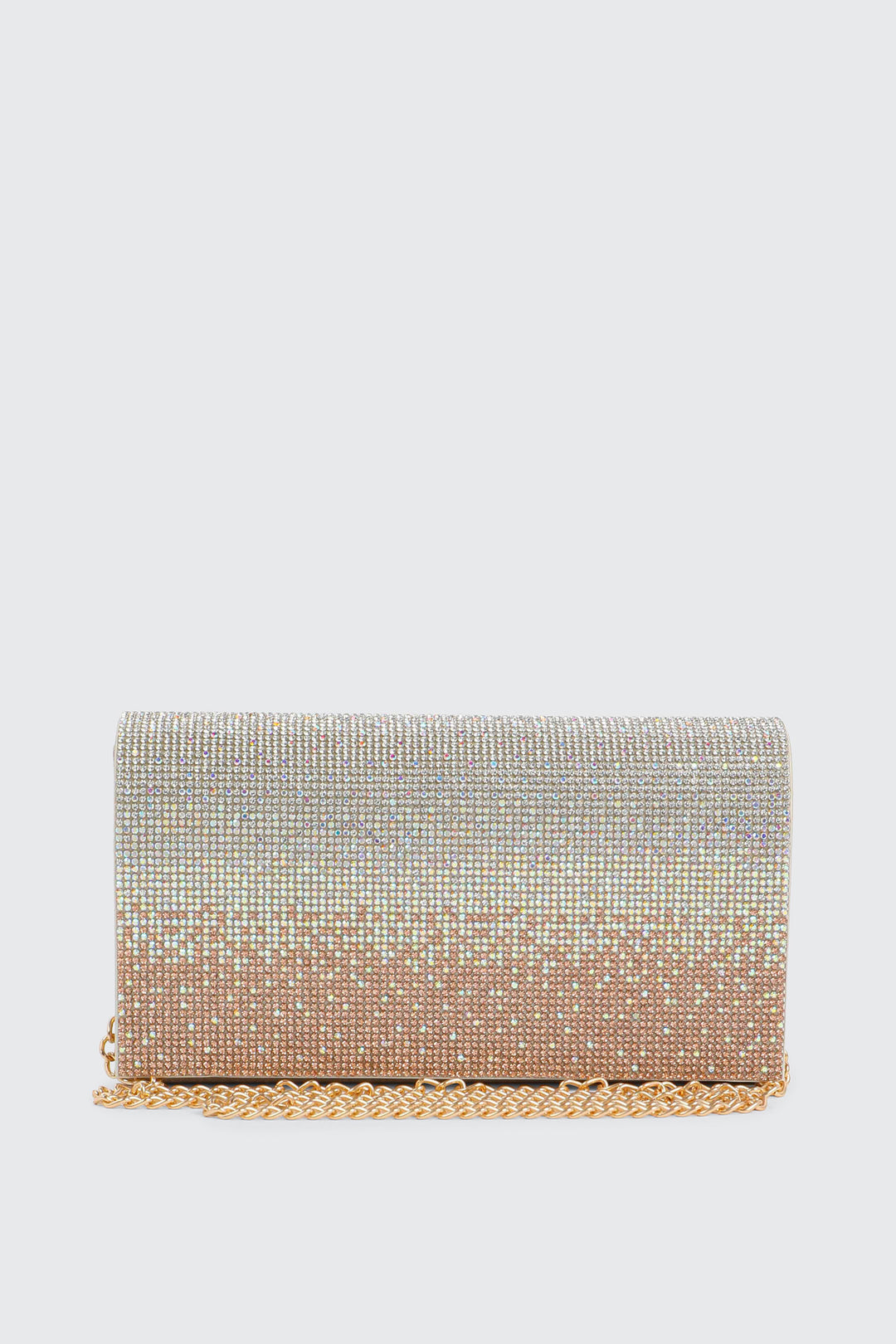 Ombré Rhinestone Clutch