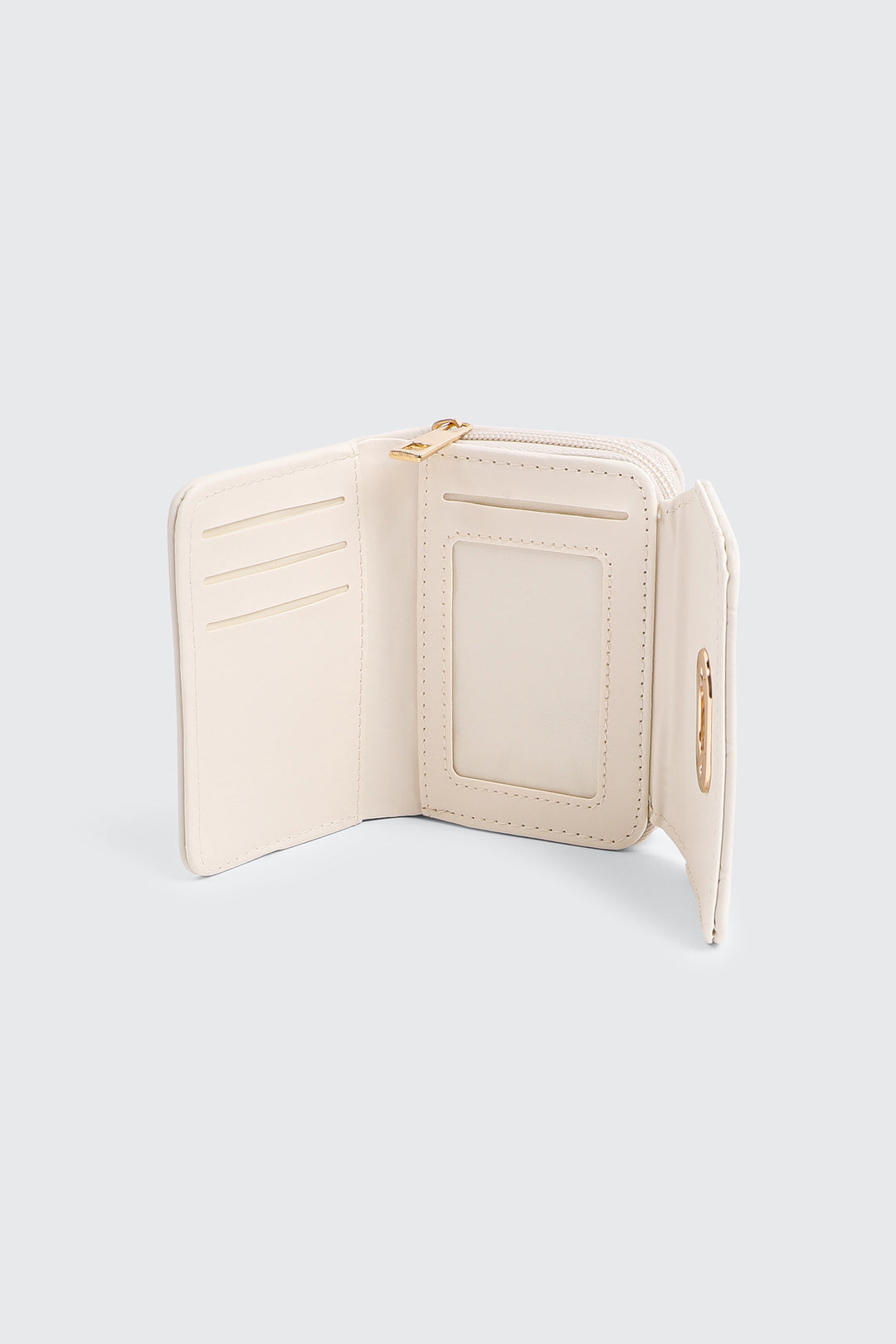 Petit portefeuille à verrou tournant