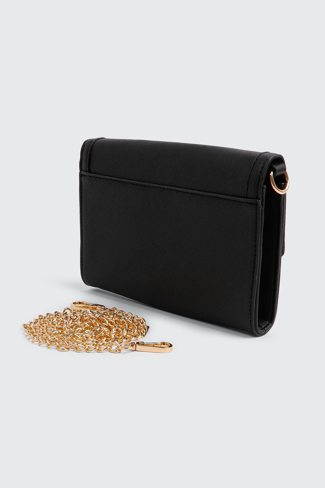 Evening Bag with Gold Toned Chain Strap