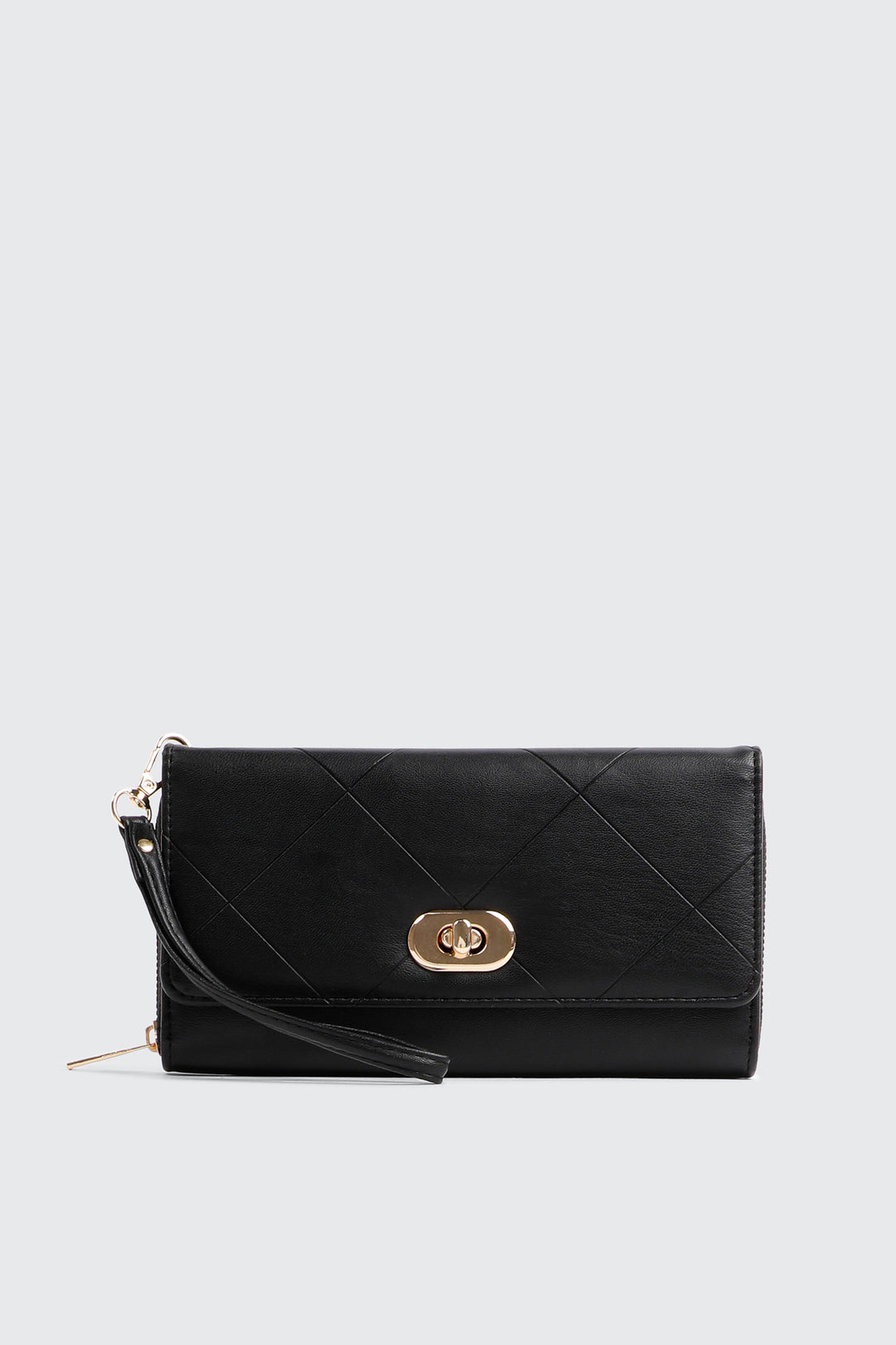 Portefeuille à verrou tournant