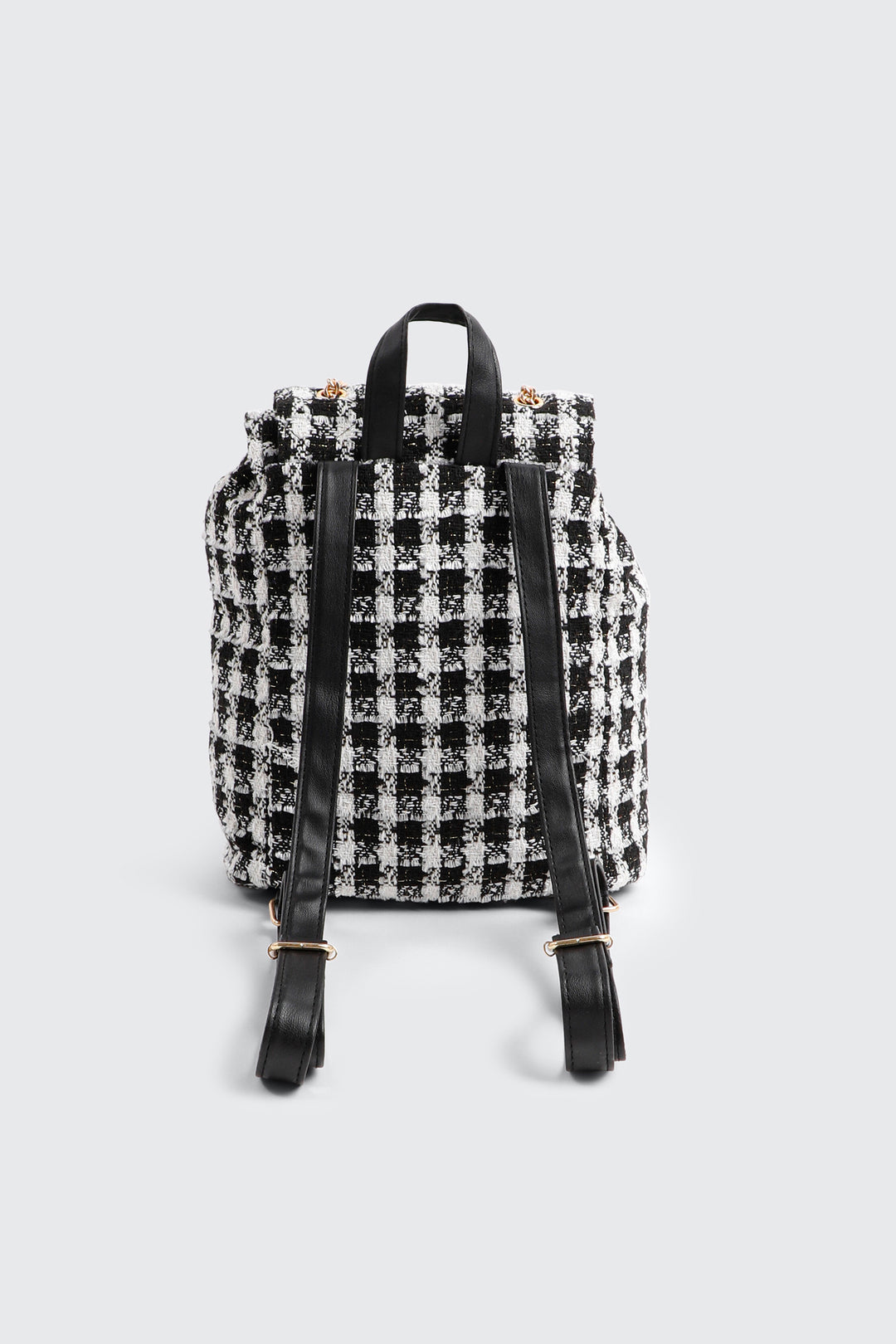 Small Backpack with Chain Detail