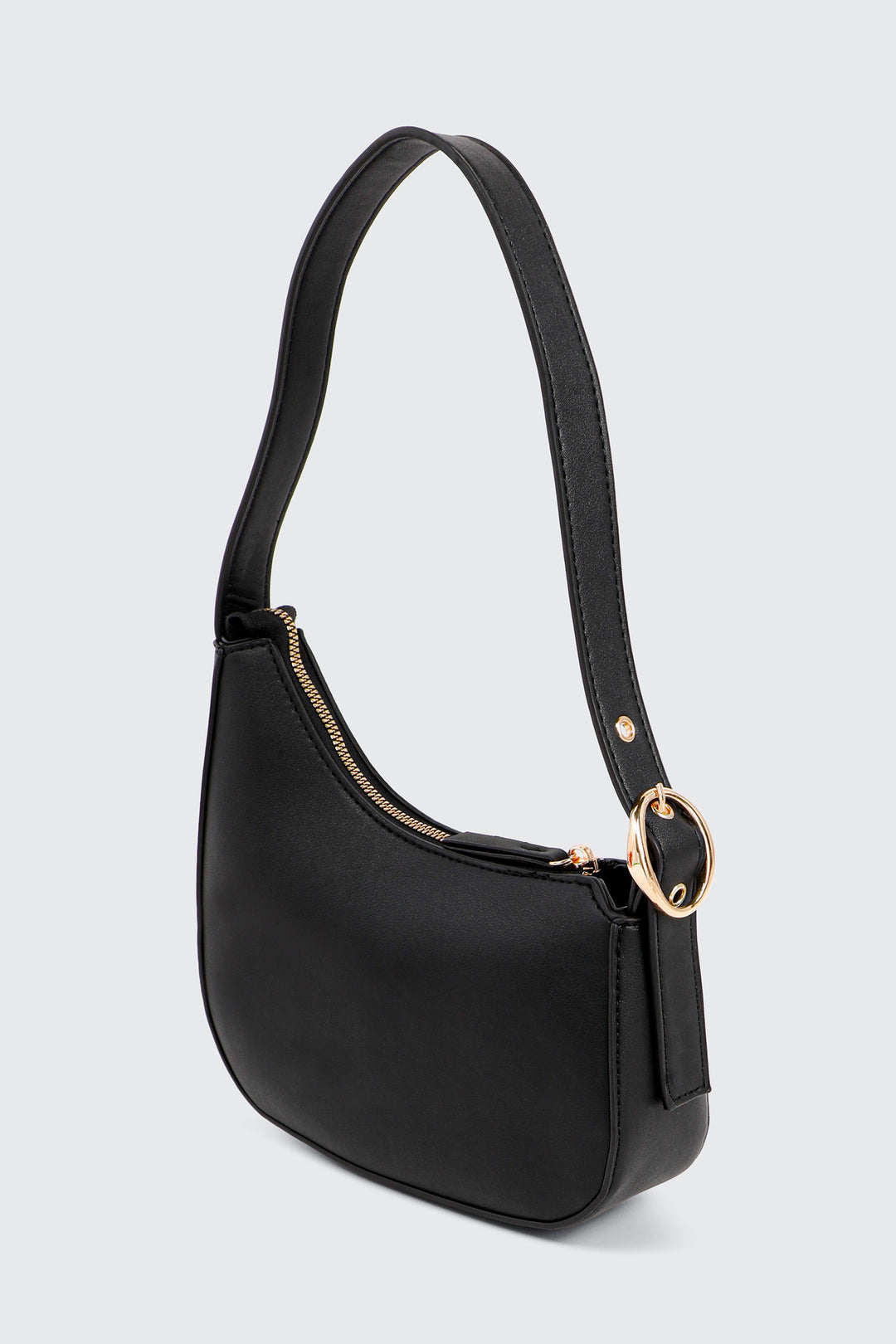 Asymmetrical Baguette Bag