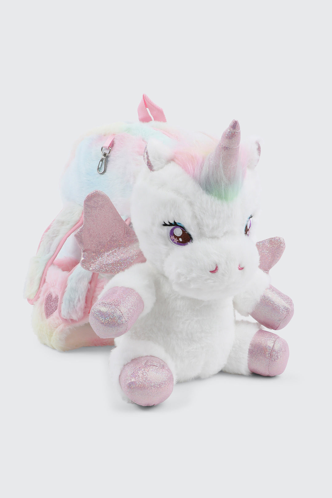 Backpack with Animal Plushie
