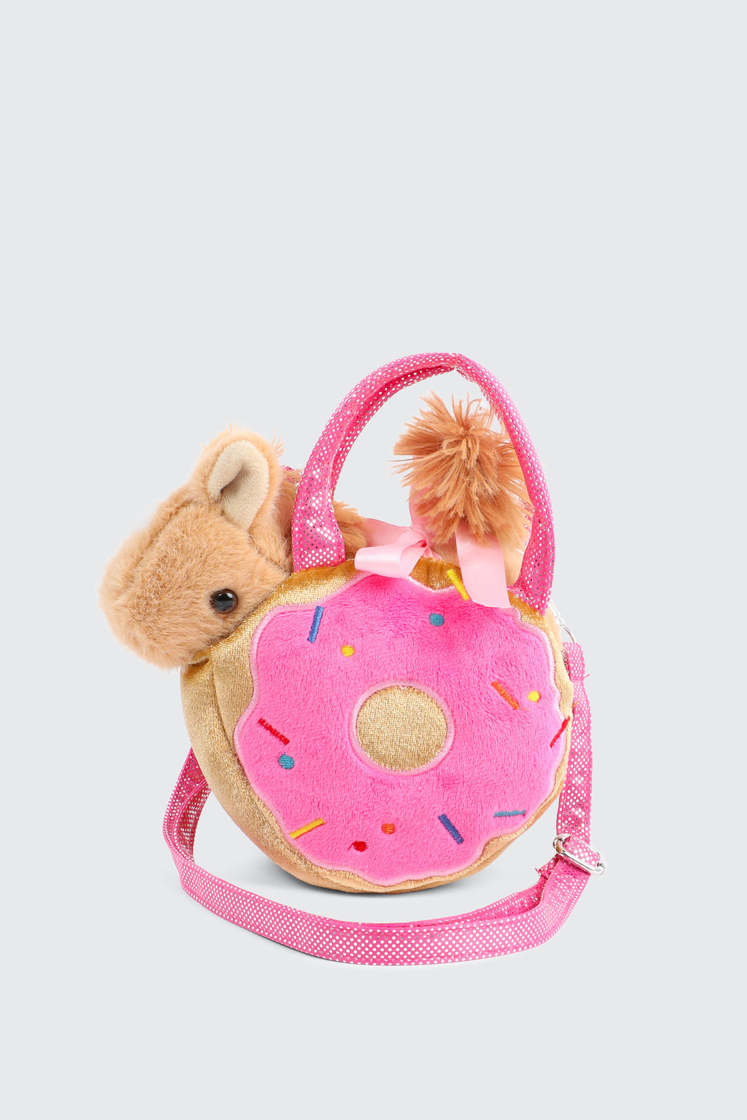 Purse with Animal Plushie