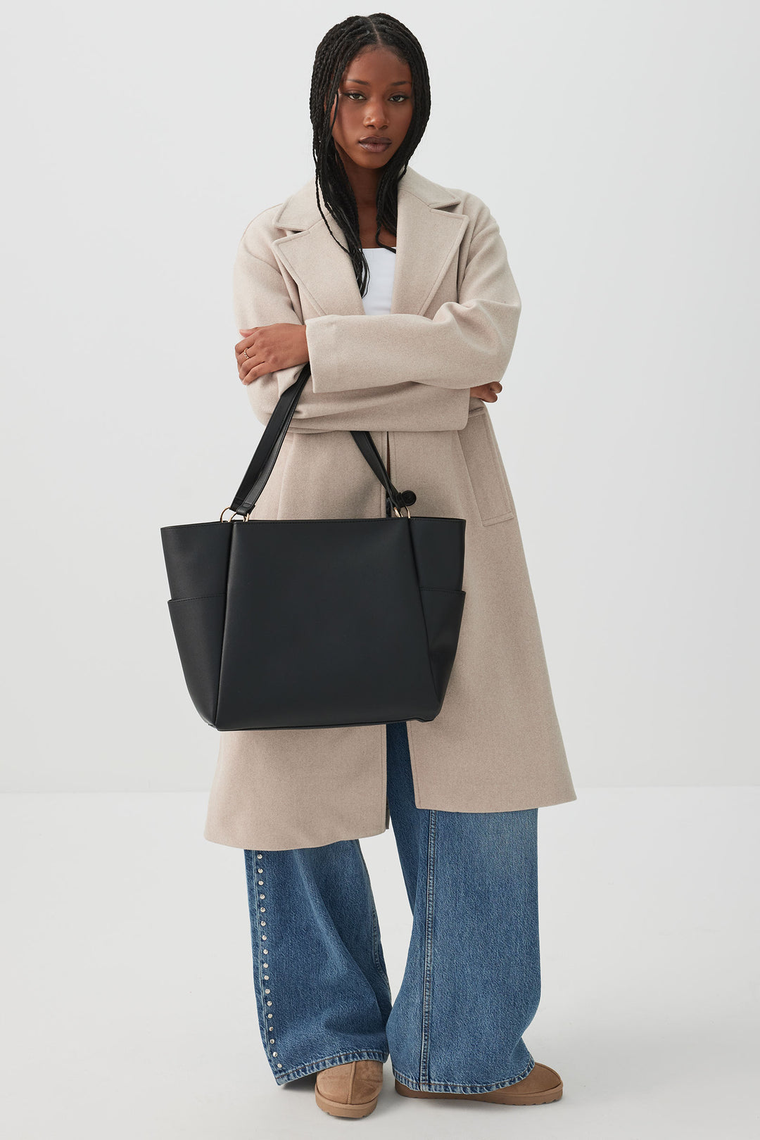 Sac fourre-tout en faux cuir