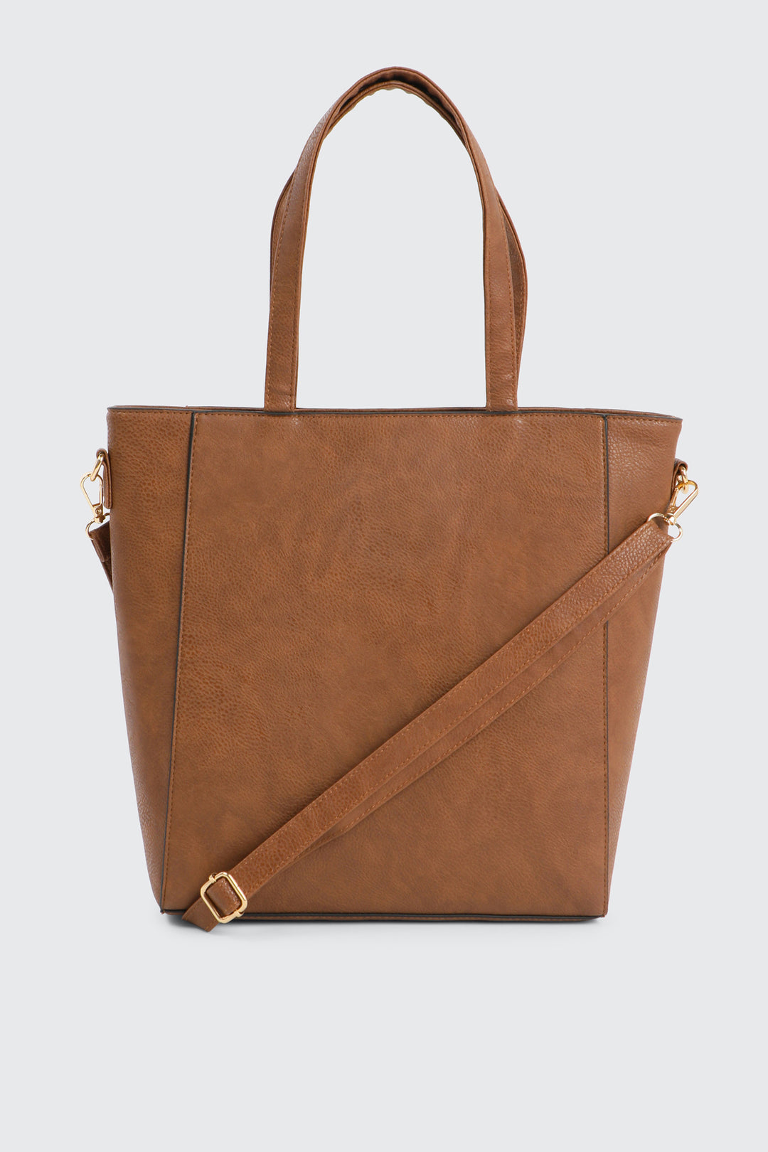 Minimalist Faux Leather Tote Bag