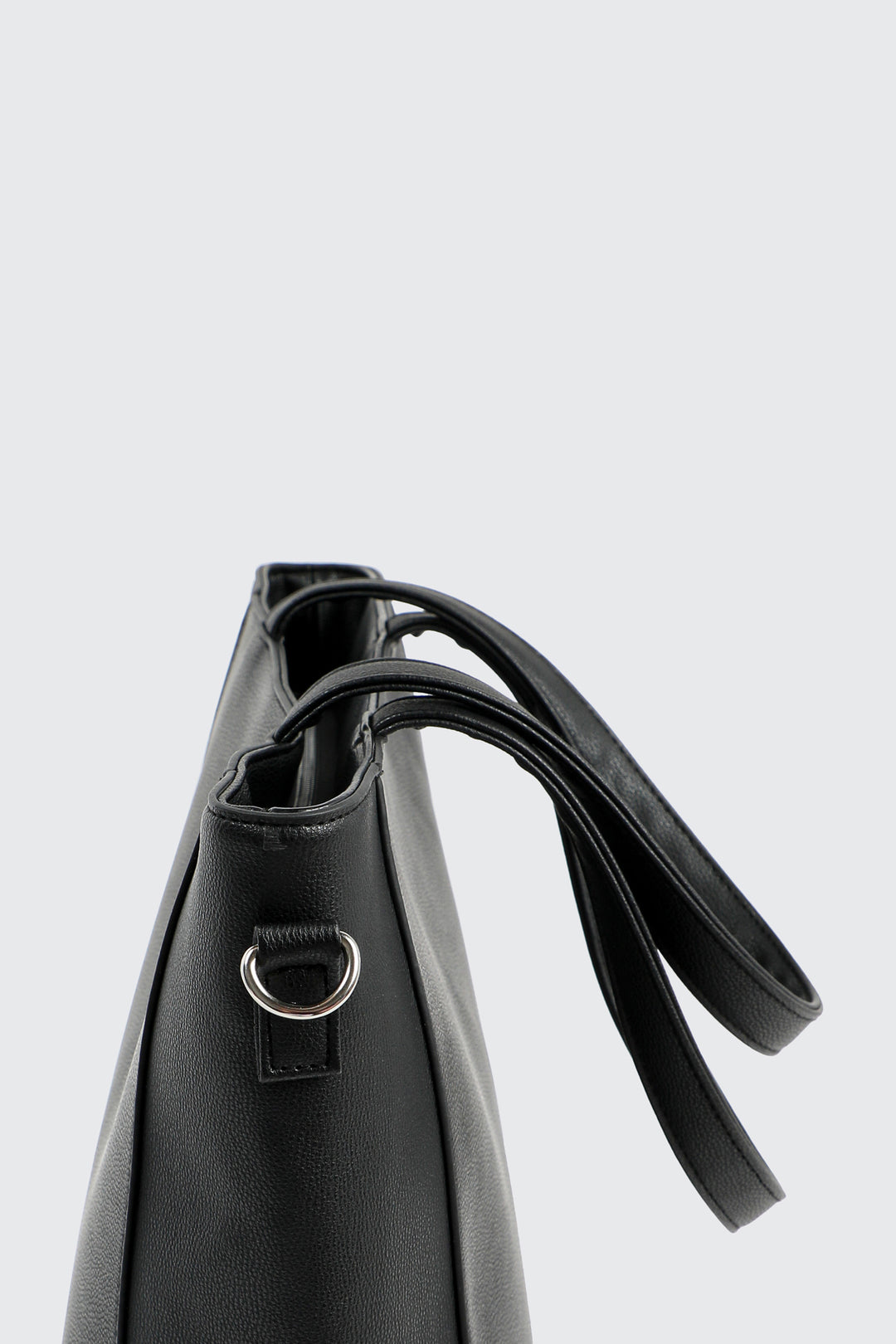 Minimalist Faux Leather Tote Bag