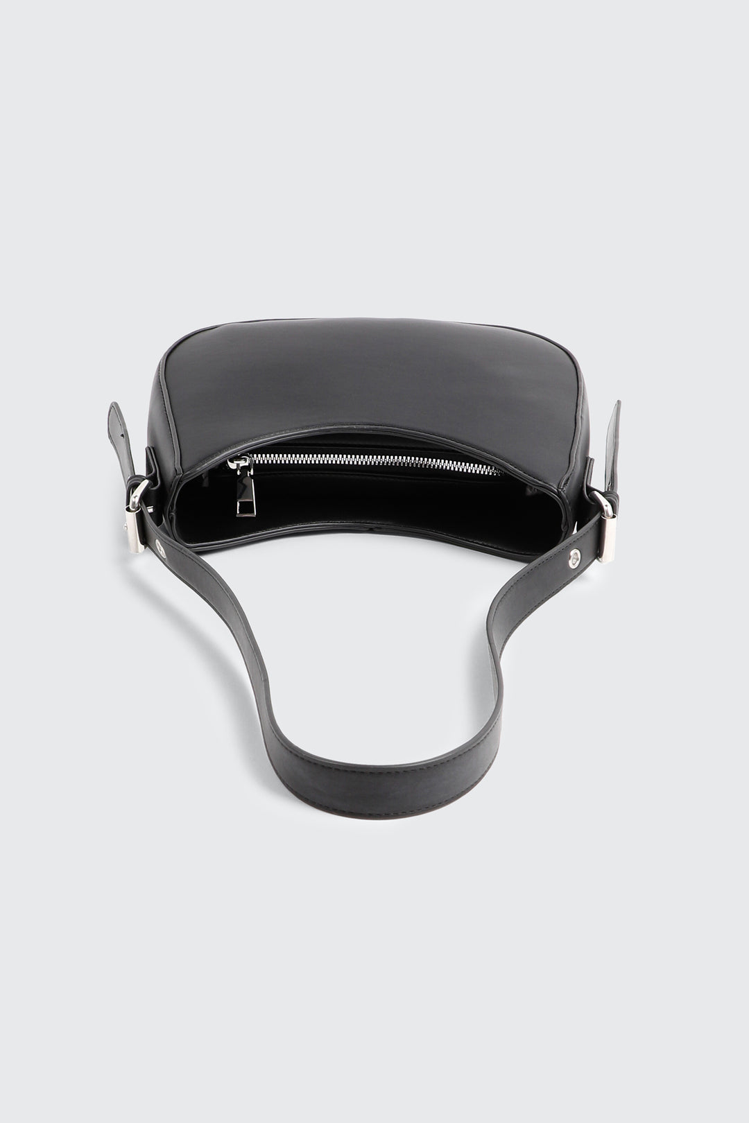 Faux Leather Shoulder Bag