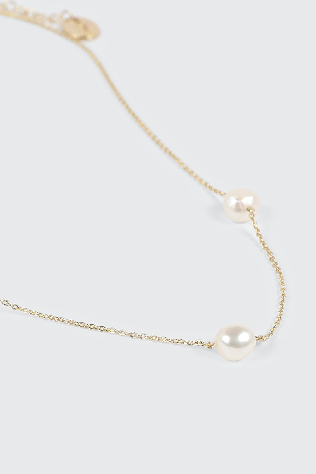 14K Gold Plated Pearl Necklace