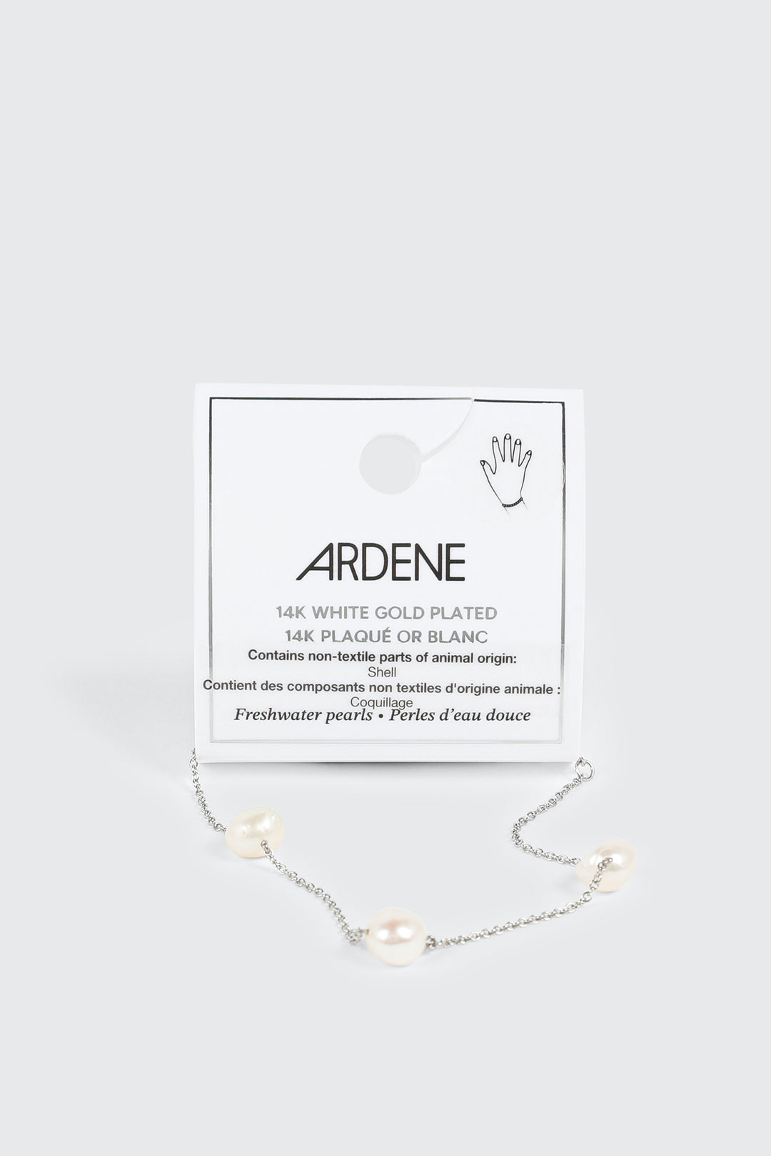 14K Gold Plated Pearl Bracelet