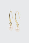 14K Gold Plated Pearl Earrings