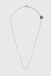 Collier plaqué or blanc 14 carats