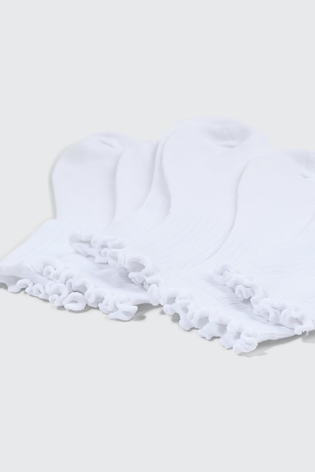 3 paires de chaussettes courtes à frisons