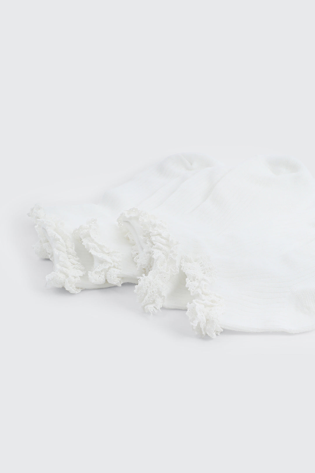 3-Pack Demi Crew Socks with Frills