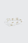 2-Pack Semi-Precious Stone Bracelets