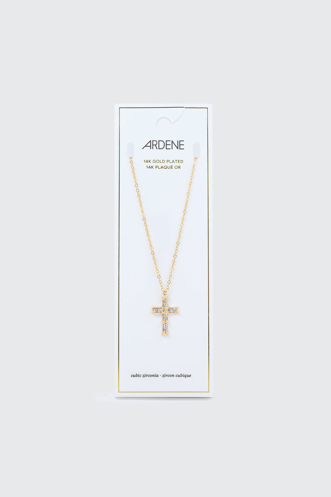 14K Gold Plated Cross Necklace