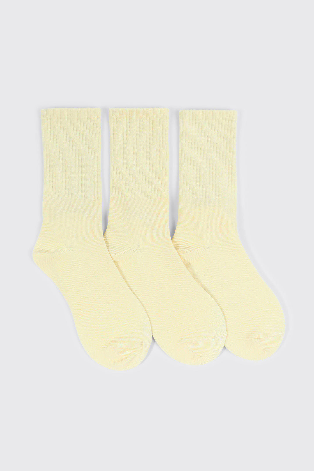 3-Pack Rib Crew Socks