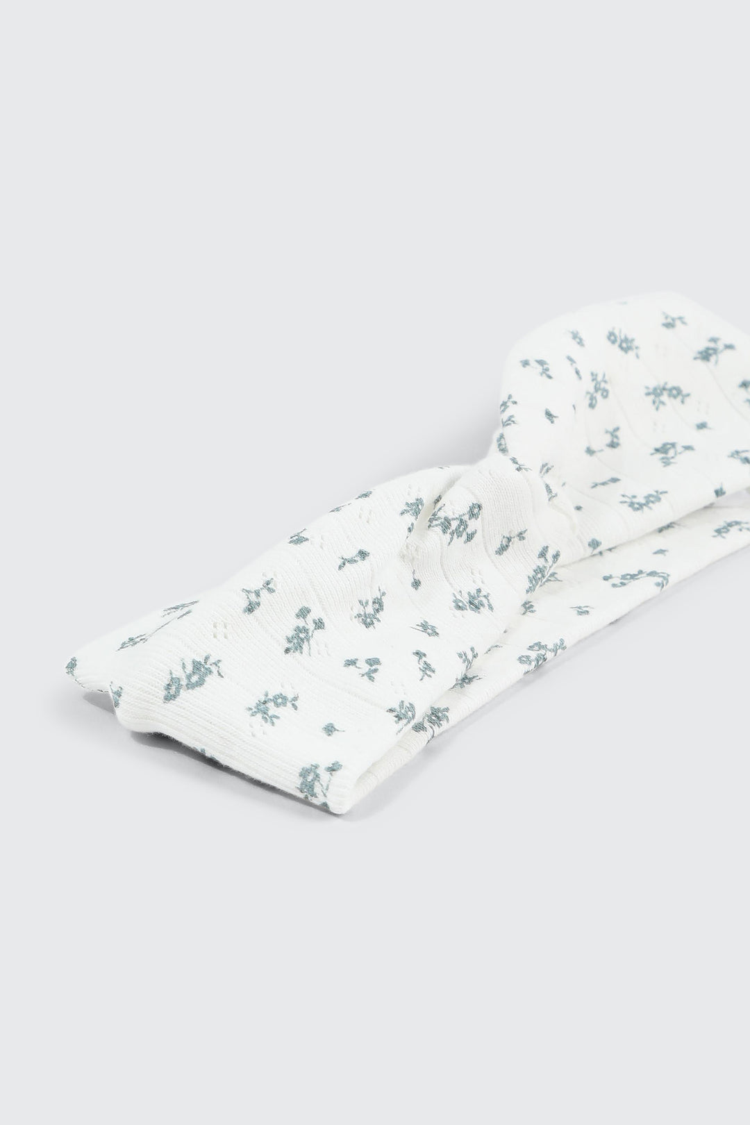 Floral Headwrap with Knot