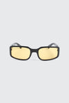 Yellow Lense Shield Sunglasses