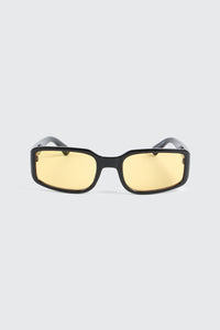 Yellow Lense Shield Sunglasses