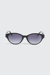 Slim Oval Cateye Sunglasses