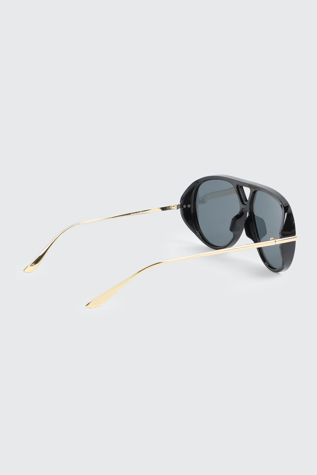Round Aviator Oversized Sunglasses