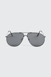 Aviator Slim Metal Sunglasses
