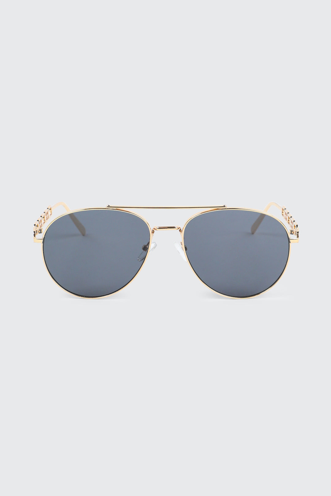 Chain-Link Aviator Sunglasses