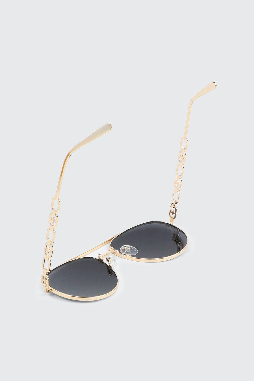 Chain-Link Aviator Sunglasses