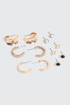 6-Pack Hoop & Stud Earrings