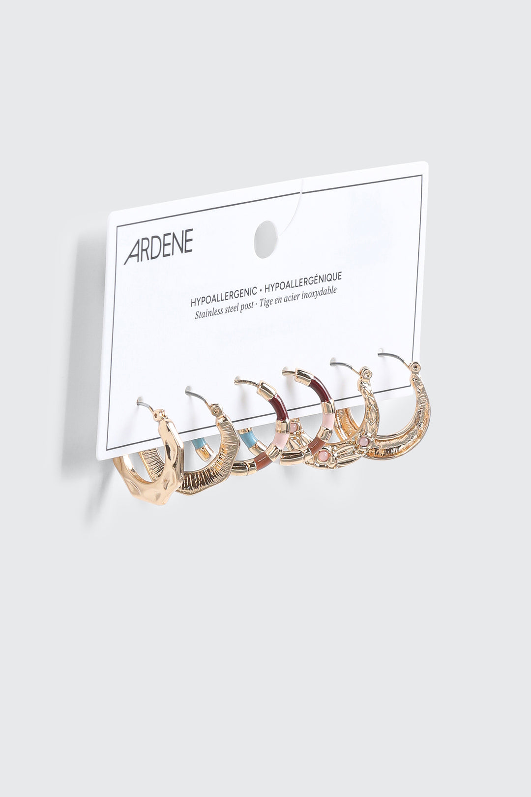 3-Pack Mixed Hoop Earring Set