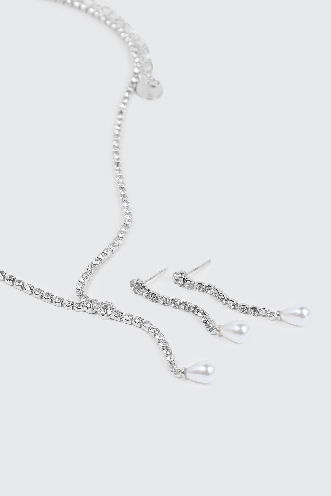 Y Shape Necklace and Earrings Set
